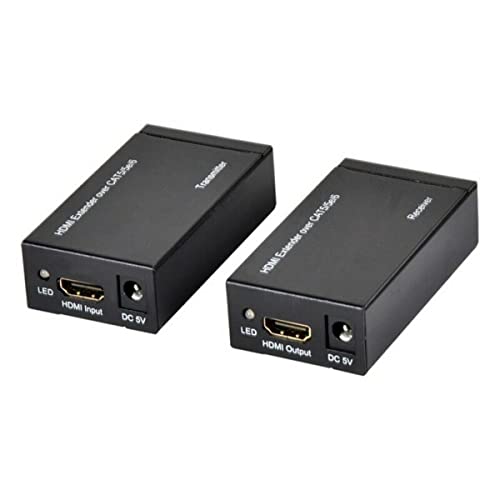 Ewent Extender HDMI 1080p 60m auf LAN-Kabel Repeater auf einem einzigen Kabel Cat.6 Cat.7 von Ewent