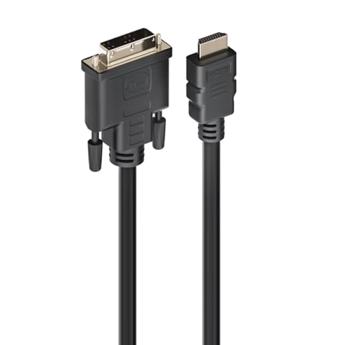 Ewent High Speed Kabel HDMI auf DVI Adapter, Full-HD, 1080p, 2 Meter, schwarz von Ewent