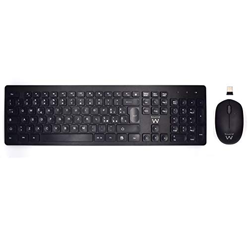 Ewent Kabellose Maus-Tastatur, italienisches Layout QWERTY von Ewent