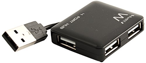 Ewent ew1124 4 Port USB 2.0 Mini Hub für Windows und Mac – schwarz von Ewent