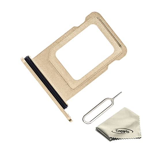 SIM-Kartenhalter Ersatz für iPhone 13 Pro/iPhone 13 Pro Max SIM-Kartenfach (Gold) von Ewparts