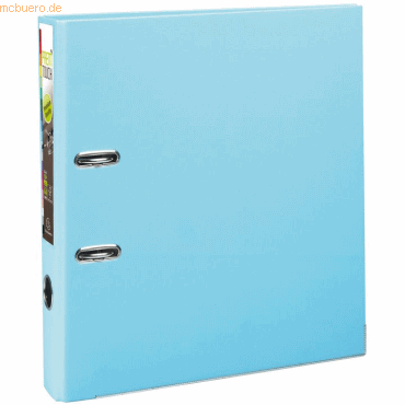 10 x Exacompta Ordner Premium A4 50mm PP hellblau 10 x Exacompta Ordner Premium A4 50mm PP hellblau von Exacompta