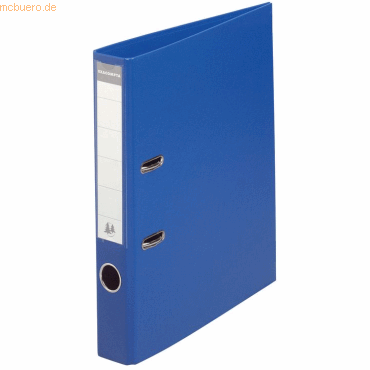 10 x Exacompta Ordner Premium A4 PVC 50mm dunkelblau von Exacompta