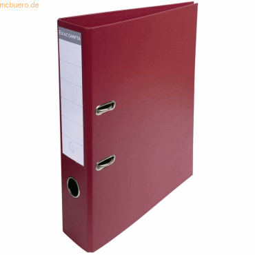 10 x Exacompta Ordner Premium A4 PVC 70mm bordeaux 10 x Exacompta Ordner Premium A4 PVC 70mm bordeaux von Exacompta
