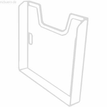 100 x Exacompta Prospektfach A4 quer lichtgrau von Exacompta