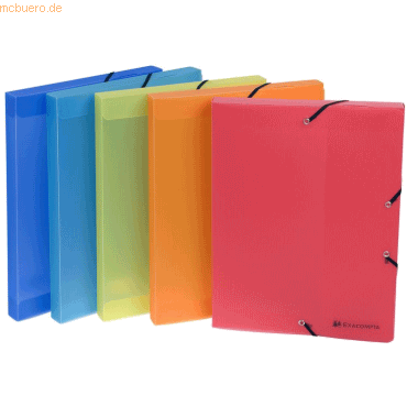 17 x Exacompta Sammelbox Linicolor A4 25mm PP farbig sortiert 17 x Exacompta Sammelbox Linicolor A4 25mm PP farbig sortiert von Exacompta