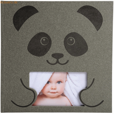 2 x Exacompta Fotoalbum Zephire 25x25cm 30 Seiten grau von Exacompta