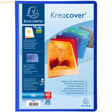 20 x Exacompta Sichtbuch Kreacover A4 20 Hüllen farbig sortiert 20 x Exacompta Sichtbuch Kreacover A4 20 Hüllen farbig sortiert von Exacompta