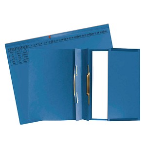 25 Exacompta Hängehefter Exaflex Karton blau 2 x kaufmännische Heftung von Exacompta