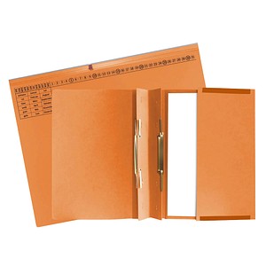25 Exacompta Hängehefter Exaflex Karton orange 2 x kaufmännische Heftung von Exacompta