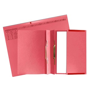 25 Exacompta Hängehefter Exaflex Karton rot 2 x kaufmännische Heftung 25 Exacompta Hängehefter Exaflex Karton rot 2 x kaufmännische Heftung von Exacompta