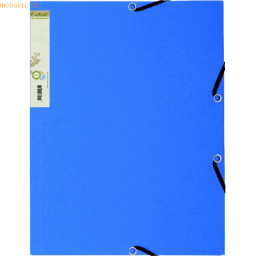 25 x Exacompta Eckspannmappe A4 380g/qm Karton hellblau/dunkelblau 25 x Exacompta Eckspannmappe A4 380g/qm Karton hellblau/dunkelblau von Exacompta