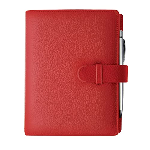 Agenda Organizer Exacompta Exatime 17 Cali Rindleder Volle – 190 x 150 mm – Januar 2016 bis Januar 2017 – Weinmotiv, 2016 rot von Exacompta