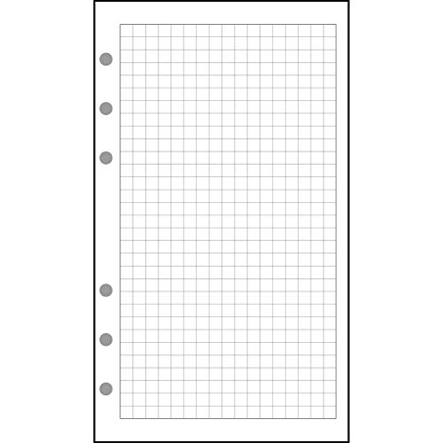 EXACOMPTA 28111E Nachfllung Exatime 21, karierter Block (5 x 5) von Exacompta