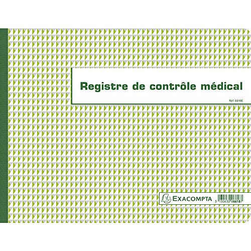 EXACOMPTA Gesch‰ftsbuch "ContrÙle mÈdical", 240 x 320 mm VE = 1 von Exacompta