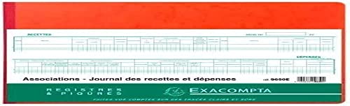 EXACOMPTA Piqre "Recettes/DÈpenses des Associations" VE = 1 von Exacompta