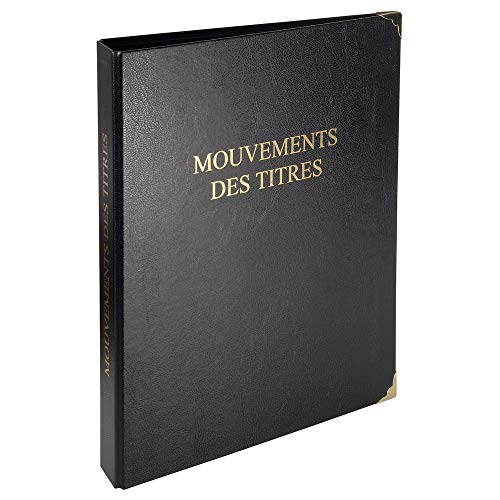 EXACOMPTA Reliure "Mouvements des titres",classeur 4 anneaux VE = 1 von Exacompta