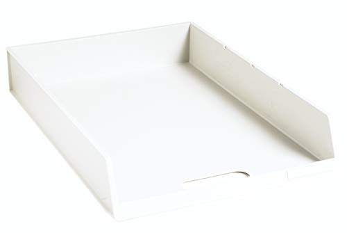 Exacompta 11013D 6er PackPremium Briefablage aus Kunststoff DIN C4. Ideale Briefkörbe für Ihre Organisation. Robuste und stapelbare Ablagekörbe Blauer Engel weiß von Exacompta