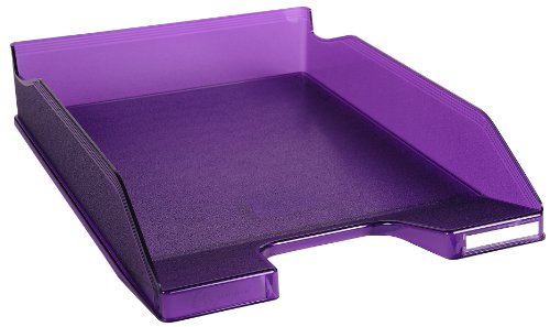 Exacompta 11319D Premium Briefablage Combo Midi DIN A4. Idealer Briefkorb für Ihre Organisation. Robuster und stapelbarer Ablagekorb violett transluzent Exacompta 11319D Premium Briefablage Combo Midi DIN A4. Idealer Briefkorb für Ihre Organisation. Robuster und stapelbarer Ablagekorb violett transluzent von Exacompta