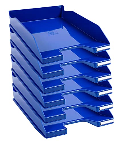 Exacompta 113203D 6er Pack Premium Briefablage Combo Midi DIN A4. Ideale Briefkörbe für Ihre Organisation. Robuste und stapelbare Ablagekörbe königsblau glossy Exacompta 113203D 6er Pack Premium Briefablage Combo Midi DIN A4. Ideale Briefkörbe für Ihre Organisation. Robuste und stapelbare Ablagekörbe königsblau glossy von Exacompta