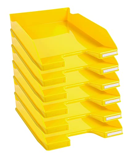 Exacompta 113289D 6er Pack Premium Briefablage Combo Midi DIN A4. Ideale Briefkörbe für Ihre Organisation. Robuste und stapelbare Ablagekörbe gelb glossy Exacompta 113289D 6er Pack Premium Briefablage Combo Midi DIN A4. Ideale Briefkörbe für Ihre Organisation. Robuste und stapelbare Ablagekörbe gelb glossy von Exacompta