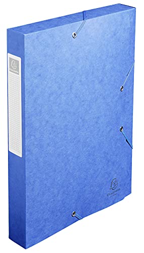 Exacompta 14005H 10er Pack Premium Sammelboxen mit Gummizug 40 mm breit aus extra starkem Colorspan-Karton mit Rückenschild für DIN A4 Archivbox Heftbox Dokumentenbox Zeichenbox Sammelmappe blau Exacompta 14005H 10er Pack Premium Sammelboxen mit Gummizug 40 mm breit aus extra starkem Colorspan-Karton mit Rückenschild für DIN A4 Archivbox Heftbox Dokumentenbox Zeichenbox Sammelmappe blau von Exacompta