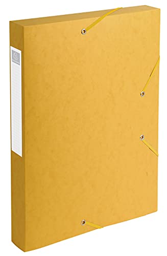 Exacompta 14006H 10er Pack Premium Sammelboxen mit Gummizug 40 mm breit aus extra starkem Colorspan-Karton mit Rückenschild für DIN A4 Archivbox Heftbox Dokumentenbox Zeichenbox Sammelmappe gelb Exacompta 14006H 10er Pack Premium Sammelboxen mit Gummizug 40 mm breit aus extra starkem Colorspan-Karton mit Rückenschild für DIN A4 Archivbox Heftbox Dokumentenbox Zeichenbox Sammelmappe gelb von Exacompta