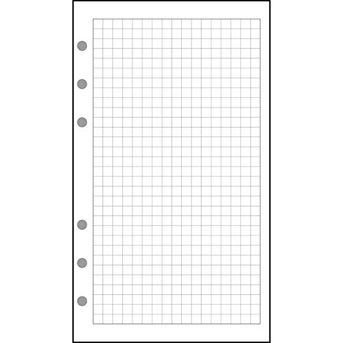 Exacompta 14011 Papier Nachfüllpack kariert 5 x 5 Für Exatime 14 32 Weiß von Exacompta