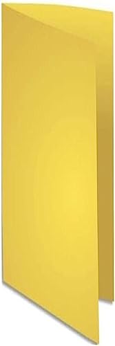 Exacompta 160005E 100er Pack Aktendeckel Forever DIN A4 aus extra starkem Recycling-Karton gelb Mappe blauer Engel zertifiziert Einschlagmappe Exacompta 160005E 100er Pack Aktendeckel Forever DIN A4 aus extra starkem Recycling-Karton gelb Mappe blauer Engel zertifiziert Einschlagmappe von Exacompta