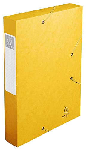 Exacompta 16006H Premium Sammelbox mit Gummizug 60 mm breit aus extra starkem Colorspan-Karton mit Rückenschild für DIN A4 Archivbox Heftbox Dokumentenbox Zeichenbox Sammelmappe gelb Exacompta 16006H Premium Sammelbox mit Gummizug 60 mm breit aus extra starkem Colorspan-Karton mit Rückenschild für DIN A4 Archivbox Heftbox Dokumentenbox Zeichenbox Sammelmappe gelb von Exacompta