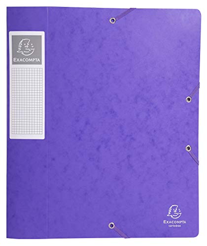 Exacompta 16015H 10er Pack Premium Sammelboxen mit Gummizug 60 mm aus extra starkem Colorspan-Karton mit Rückenschild für DIN A4 Archivbox Heftbox Dokumentenbox Zeichenbox Sammelmappe violett Exacompta 16015H 10er Pack Premium Sammelboxen mit Gummizug 60 mm aus extra starkem Colorspan-Karton mit Rückenschild für DIN A4 Archivbox Heftbox Dokumentenbox Zeichenbox Sammelmappe violett von Exacompta