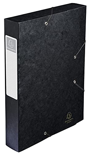 Exacompta 16016H 10er Pack Premium Sammelboxen mit Gummizug 60 mm aus extra starkem Colorspan-Karton mit Rückenschild für DIN A4 Archivbox Heftbox Dokumentenbox Zeichenbox Sammelmappe schwarz Exacompta 16016H 10er Pack Premium Sammelboxen mit Gummizug 60 mm aus extra starkem Colorspan-Karton mit Rückenschild für DIN A4 Archivbox Heftbox Dokumentenbox Zeichenbox Sammelmappe schwarz von Exacompta