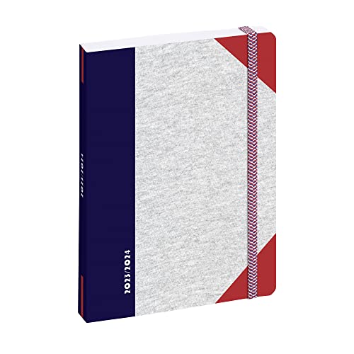 Exacompta - 1804148E – Tageskalender Forum Kanal Saint-Martin – 12 x 17 cm – August 2023 bis Juli 2024 – Farbe: Grau von Exacompta