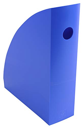 Exacompta 18279D Packung (mit 6 Stehsammler MAG-CUBE, 266x82x305 mm, für DIN A4+, robust und praktisch) 6 Stück eisblau von Exacompta