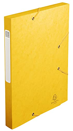 Exacompta 18506H 25er Pack Premium Sammelboxen mit Gummizug 25 mm breit aus extra starkem Colorspan-Karton mit Rückenschild für DIN A4 Archivbox Heftbox Dokumentenbox Zeichenbox Sammelmappe gelb Exacompta 18506H 25er Pack Premium Sammelboxen mit Gummizug 25 mm breit aus extra starkem Colorspan-Karton mit Rückenschild für DIN A4 Archivbox Heftbox Dokumentenbox Zeichenbox Sammelmappe gelb von Exacompta