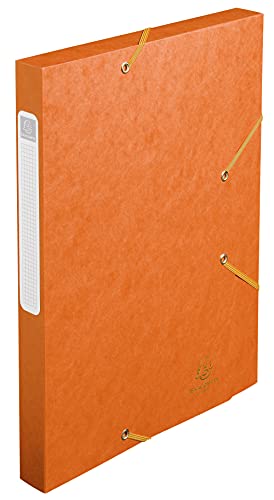 Exacompta 18517H 25er Pack Premium Sammelboxen mit Gummizug 25 mm breit aus extra starkem Colorspan-Karton mit Rückenschild für DIN A4 Archivbox Heftbox Dokumentenbox Zeichenbox Sammelmappe orange Exacompta 18517H 25er Pack Premium Sammelboxen mit Gummizug 25 mm breit aus extra starkem Colorspan-Karton mit Rückenschild für DIN A4 Archivbox Heftbox Dokumentenbox Zeichenbox Sammelmappe orange von Exacompta