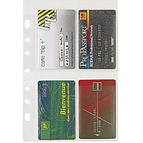 Exacompta 28208 Nachfüllpack Blatt Hüllen Visitenkarten für Exatime 21, Hüllen für 5 transparent Exacompta 28208 Nachfüllpack Blatt Hüllen Visitenkarten für Exatime 21, Hüllen für 5 transparent von Exacompta