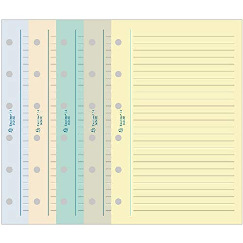 Exacompta - 28251E – Nachfüllblätter liniert für Organizer Exatime 21 – 32 Blatt zufällige Farben von Exacompta