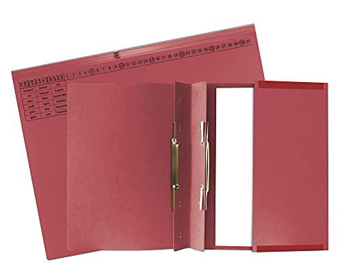 Exacompta 370303B 25er Pack Premium Kanzlei Hängehefter Exaflex Linksheftung, zwei Abheft-Vorrichtungen, extra starker Recycling Karton Dehntasche für Büro Kanzlei und Anwälte Blauer Engel Rot Exacompta 370303B 25er Pack Premium Kanzlei Hängehefter Exaflex Linksheftung, zwei Abheft-Vorrichtungen, extra starker Recycling Karton Dehntasche für Büro Kanzlei und Anwälte Blauer Engel Rot von Exacompta