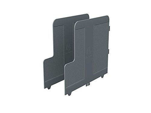 Exacompta 39107D 2er Pack Trennwände für Organizer Modulotop aus Recycling-Kunstsoff für DIN A4 Dokumente grau. Für Ordner Ringbücher Postmappen und Hefter Sorter Vertikal Blauer Engel Exacompta 39107D 2er Pack Trennwände für Organizer Modulotop aus Recycling-Kunstsoff für DIN A4 Dokumente grau. Für Ordner Ringbücher Postmappen und Hefter Sorter Vertikal Blauer Engel von Exacompta