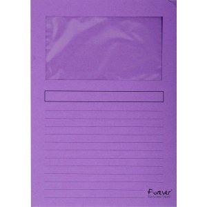 Exacompta 4 x Sichtmappen Forever A4 VE=100 Stück violett von Exacompta