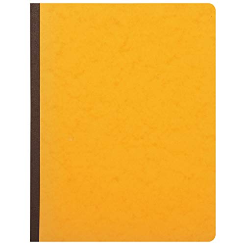 Exacompta 4040je Notizheft 32 x 25 cm Hochformat folioté 80 Seiten 4 Spalten pro Seite 31 Linien 110 g/m² gelb von Exacompta