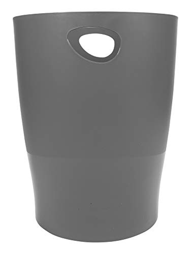 Exacompta 45307D ECOBIN 8er Pack Papierkörbe 15 Liter mit Griffen. Eleganter und robuster Papierkorb und Mülleimer im modernen Design mausgrau Exacompta 45307D ECOBIN 8er Pack Papierkörbe 15 Liter mit Griffen. Eleganter und robuster Papierkorb und Mülleimer im modernen Design mausgrau von Exacompta