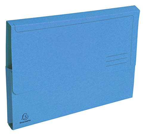 Exacompta 47672E 50er Pack Recycling-Aktenmappen Forever mit Verschlußklappe für DIN A4 Blauer Engel Sammelmappe Dokumentenmappe Einschlagmappe blau Exacompta 47672E 50er Pack Recycling-Aktenmappen Forever mit Verschlußklappe für DIN A4 Blauer Engel Sammelmappe Dokumentenmappe Einschlagmappe blau von Exacompta
