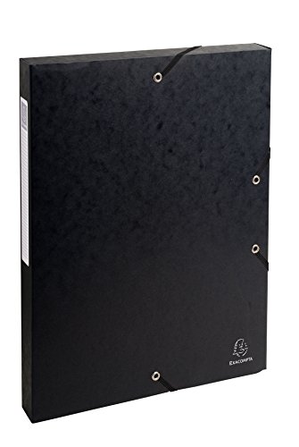 Exacompta 50301E 8er Pack Premium Sammelboxen aufgebaut mit Gummizug 25 mm breit aus extra starkem Colorspan-Karton mit Rückenschild für DIN A4 Archivbox Heftbox Dokumentenbox Sammelmappe schwarz Exacompta 50301E 8er Pack Premium Sammelboxen aufgebaut mit Gummizug 25 mm breit aus extra starkem Colorspan-Karton mit Rückenschild für DIN A4 Archivbox Heftbox Dokumentenbox Sammelmappe schwarz von Exacompta
