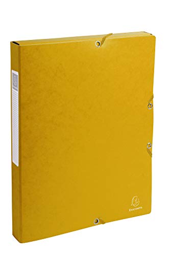 Exacompta 50309E Premium Sammelbox aufgebaut mit Gummizug 25 mm breit aus extra starkem Colorspan-Karton mit Rückenschild für DIN A4 Archivbox Heftbox Dokumentenbox Zeichenbox Sammelmappe gelb Exacompta 50309E Premium Sammelbox aufgebaut mit Gummizug 25 mm breit aus extra starkem Colorspan-Karton mit Rückenschild für DIN A4 Archivbox Heftbox Dokumentenbox Zeichenbox Sammelmappe gelb von Exacompta