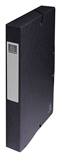 Exacompta 50401E 8er Pack Premium Sammelboxen aufgebaut mit Gummizug 40 mm breit aus extra starkem Colorspan-Karton mit Rückenschild für DIN A4 Archivbox Heftbox Dokumentenbox Sammelmappe schwarz Exacompta 50401E 8er Pack Premium Sammelboxen aufgebaut mit Gummizug 40 mm breit aus extra starkem Colorspan-Karton mit Rückenschild für DIN A4 Archivbox Heftbox Dokumentenbox Sammelmappe schwarz von Exacompta