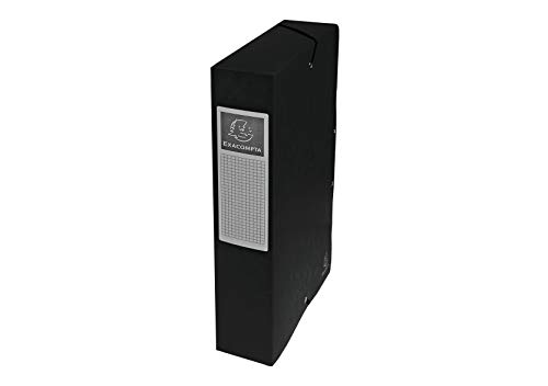 Exacompta 50601E 8er Pack Premium Sammelboxen Aufgebaut mit Gummizug 60 mm breit aus extra starkem Colorspan-Karton mit Rückenschild für DIN A4 Archivbox Heftbox Dokumentenbox Sammelmappe schwarz Exacompta 50601E 8er Pack Premium Sammelboxen Aufgebaut mit Gummizug 60 mm breit aus extra starkem Colorspan-Karton mit Rückenschild für DIN A4 Archivbox Heftbox Dokumentenbox Sammelmappe schwarz von Exacompta