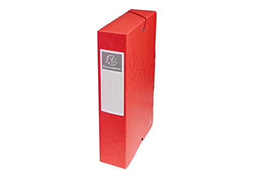 Exacompta 50605E 8er Pack Premium Sammelboxen aufgebaut mit Gummizug 60 mm breit aus extra starkem Colorspan-Karton mit Rückenschild für DIN A4 Archivbox Heftbox Dokumentenbox Sammelmappe rot Exacompta 50605E 8er Pack Premium Sammelboxen aufgebaut mit Gummizug 60 mm breit aus extra starkem Colorspan-Karton mit Rückenschild für DIN A4 Archivbox Heftbox Dokumentenbox Sammelmappe rot von Exacompta