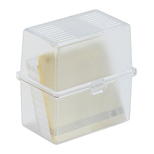 Exacompta 50631D Tragbare Karteikassette Memo-Box Office DIN A8. Mit Schnappverschluss für bis zu 200 Karteikarten transparent Karteikasten Exacompta 50631D Tragbare Karteikassette Memo-Box Office DIN A8. Mit Schnappverschluss für bis zu 200 Karteikarten transparent Karteikasten von Exacompta